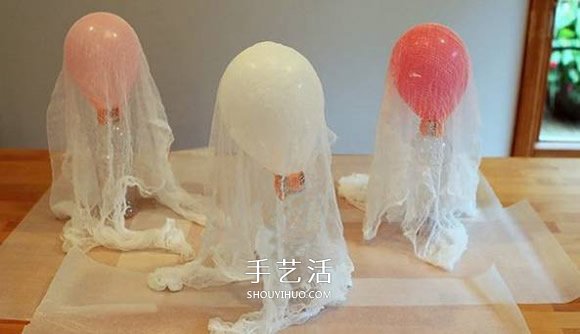 紗布做萬(wàn)圣節(jié)幽靈的方法 簡(jiǎn)單可愛(ài)幽靈DIY制作 -  www.rpnrmr.com