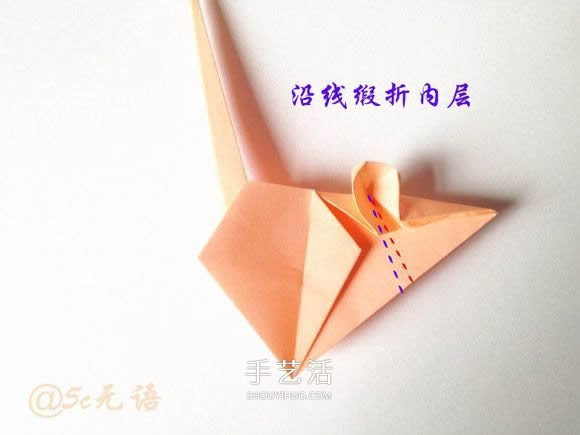 立體老鼠折紙圖解教程 逼真小老鼠的折法步驟 -  www.rpnrmr.com