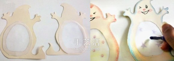 萬圣節(jié)燈籠制作方法 卡紙DIY萬圣節(jié)幽靈燈籠 -  www.rpnrmr.com