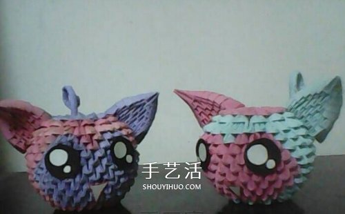 三角插小怪物手工制作 三角插卡通動物的做法 -  www.rpnrmr.com