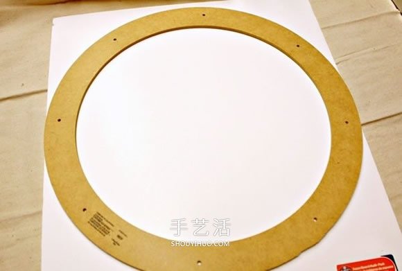 一次性勺子手工制作漂亮的野菊花掛鐘圖解 -  www.rpnrmr.com