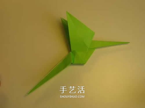 手工折紙翼龍的步驟圖 翼龍的折法圖解過程 -  www.rpnrmr.com