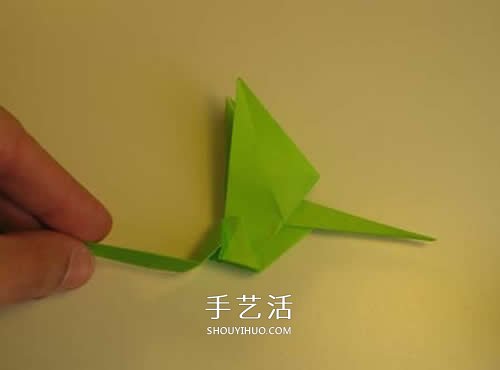 手工折紙翼龍的步驟圖 翼龍的折法圖解過程 -  www.rpnrmr.com