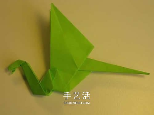 手工折紙翼龍的步驟圖 翼龍的折法圖解過程 -  www.rpnrmr.com