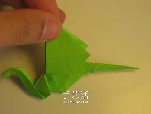 手工折紙翼龍的步驟圖 翼龍的折法圖解過程 -  www.rpnrmr.com