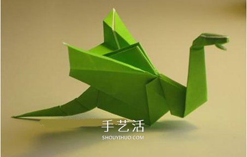 手工折紙翼龍的步驟圖 翼龍的折法圖解過程 -  www.rpnrmr.com