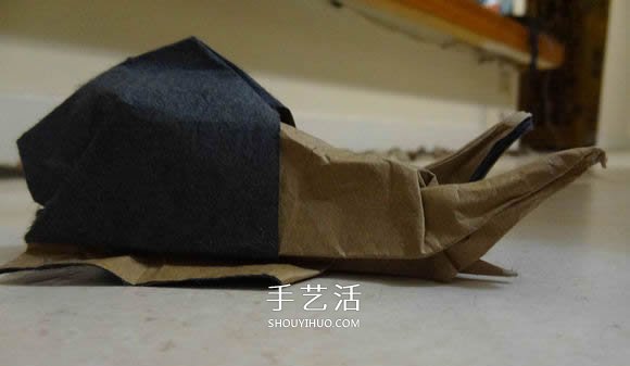 立體蝸牛的折紙方法 折疊蝸牛的簡單圖解 -  www.rpnrmr.com