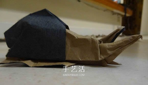 立體蝸牛的折紙方法 折疊蝸牛的簡單圖解 -  www.rpnrmr.com