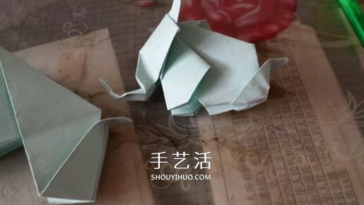 立體大象怎么折圖解 折紙站立大象的折法 -  www.rpnrmr.com