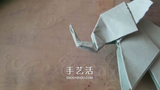 立體大象怎么折圖解 折紙站立大象的折法 -  www.rpnrmr.com