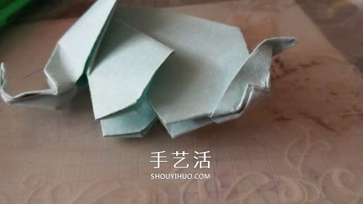 立體大象怎么折圖解 折紙站立大象的折法 -  www.rpnrmr.com