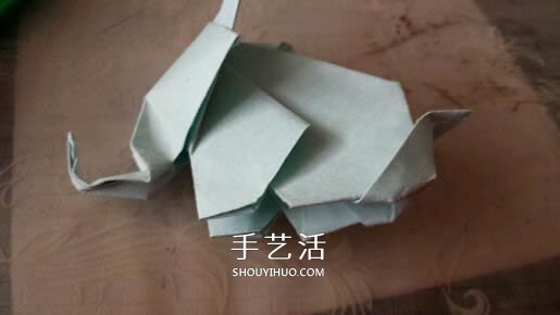 立體大象怎么折圖解 折紙站立大象的折法 -  www.rpnrmr.com