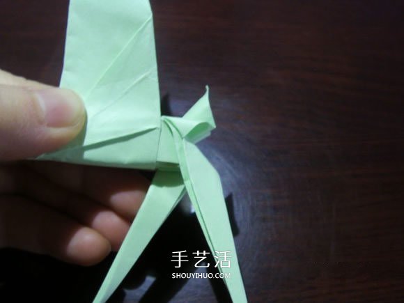 手工鶴舞折紙圖解教程 立體紙鶴的折法過程 -  www.rpnrmr.com