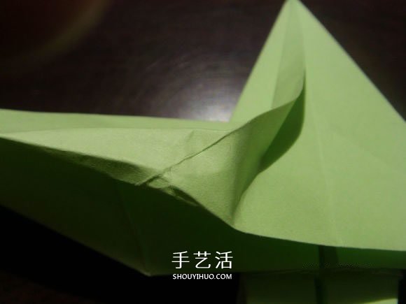 手工鶴舞折紙圖解教程 立體紙鶴的折法過程 -  www.rpnrmr.com