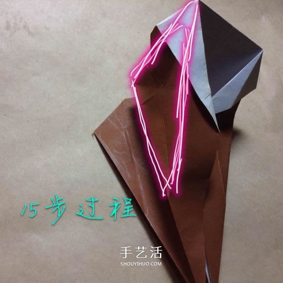 玩具木馬的折法圖解 折紙木馬的方法教程 -  www.rpnrmr.com