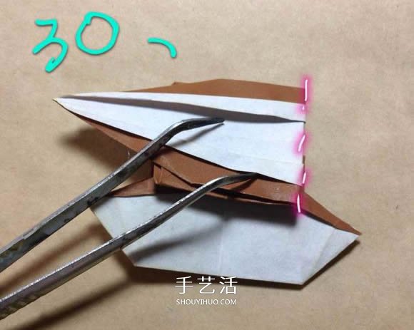 玩具木馬的折法圖解 折紙木馬的方法教程 -  www.rpnrmr.com