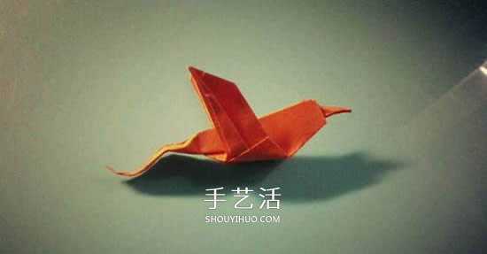 簡(jiǎn)單蜂鳥(niǎo)的折紙方法 手工折紙蜂鳥(niǎo)圖解教程 -  www.rpnrmr.com