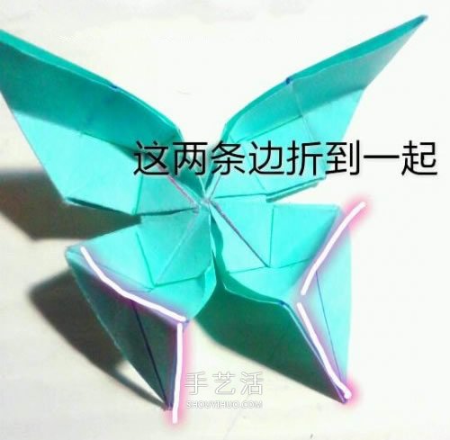鳳尾蝶折紙圖解教程 手工鳳尾蝶的折法步驟 -  www.rpnrmr.com