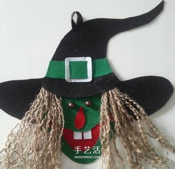 萬圣節(jié)女巫的制作方法 手工布藝女巫裝飾DIY -  www.rpnrmr.com