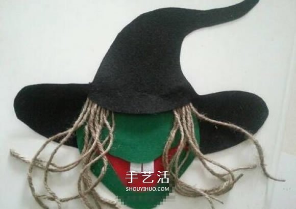 萬圣節(jié)女巫的制作方法 手工布藝女巫裝飾DIY -  www.rpnrmr.com