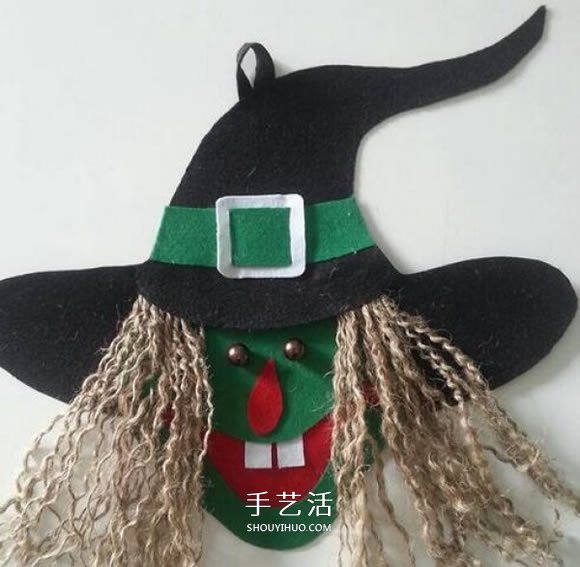 萬圣節(jié)女巫的制作方法 手工布藝女巫裝飾DIY -  www.rpnrmr.com