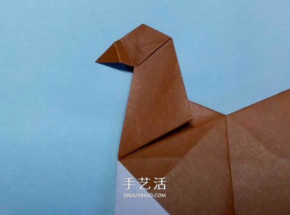 折紙母雞的方法圖解 怎么折母雞的折法步驟 -  www.rpnrmr.com