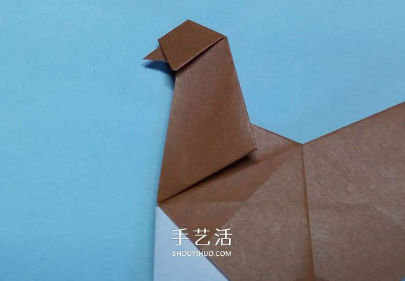 折紙母雞的方法圖解 怎么折母雞的折法步驟 -  www.rpnrmr.com