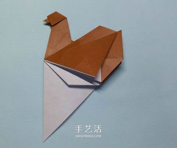 折紙母雞的方法圖解 怎么折母雞的折法步驟 -  www.rpnrmr.com