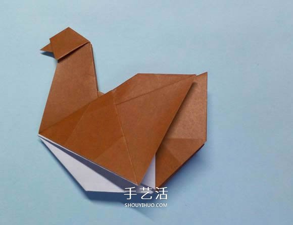 折紙母雞的方法圖解 怎么折母雞的折法步驟 -  www.rpnrmr.com