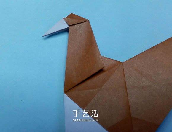 折紙母雞的方法圖解 怎么折母雞的折法步驟 -  www.rpnrmr.com