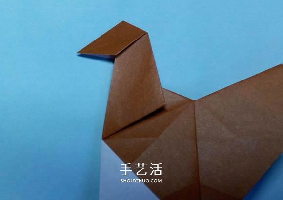 折紙母雞的方法圖解 怎么折母雞的折法步驟 -  www.rpnrmr.com