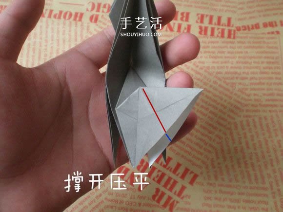 可愛(ài)小狗的折法圖解 手工折紙小狗的步驟圖 -  www.rpnrmr.com