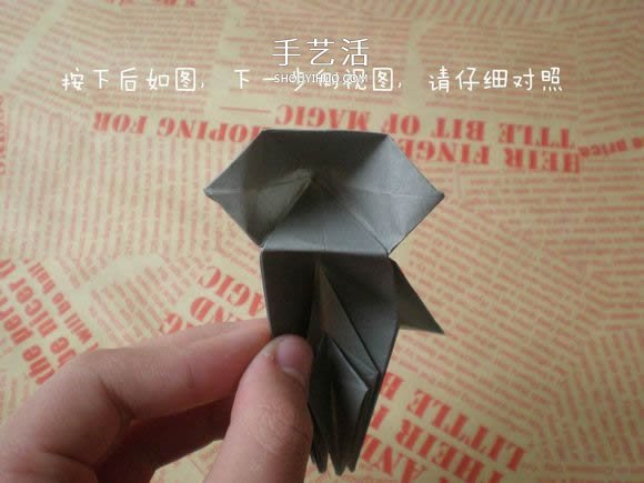 可愛(ài)小狗的折法圖解 手工折紙小狗的步驟圖 -  www.rpnrmr.com
