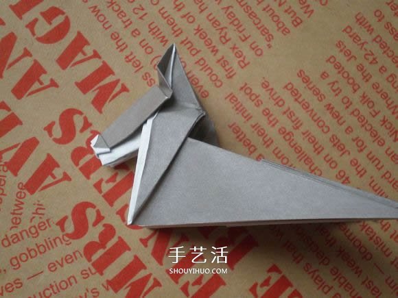 可愛(ài)小狗的折法圖解 手工折紙小狗的步驟圖 -  www.rpnrmr.com