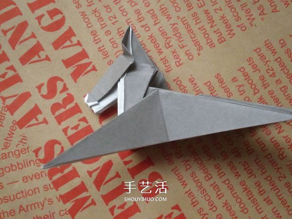 可愛(ài)小狗的折法圖解 手工折紙小狗的步驟圖 -  www.rpnrmr.com