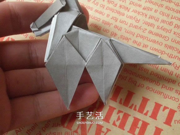 可愛(ài)小狗的折法圖解 手工折紙小狗的步驟圖 -  www.rpnrmr.com