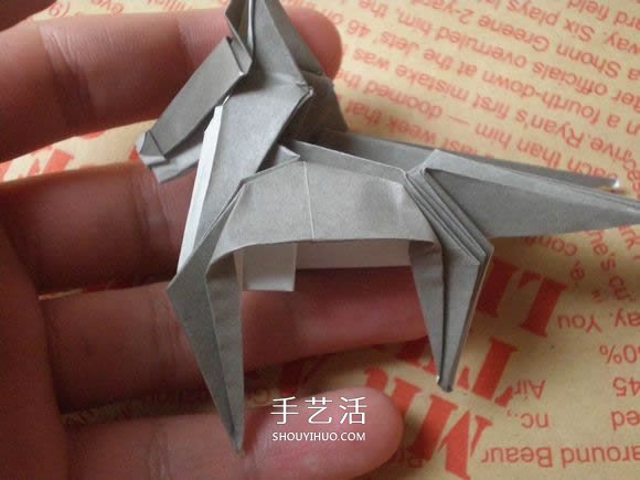 可愛(ài)小狗的折法圖解 手工折紙小狗的步驟圖 -  www.rpnrmr.com