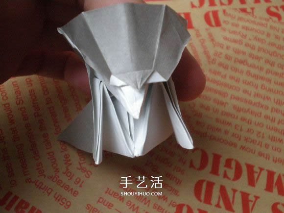 可愛(ài)小狗的折法圖解 手工折紙小狗的步驟圖 -  www.rpnrmr.com