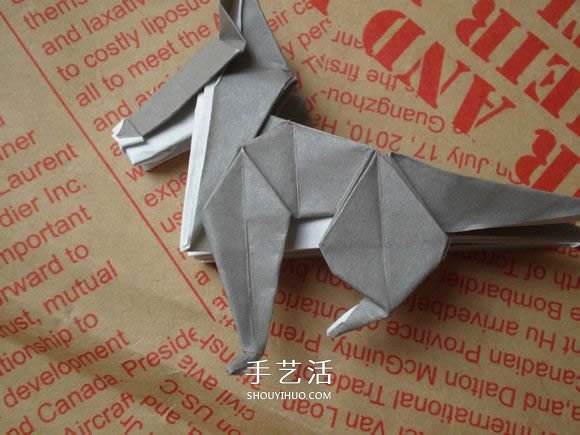 可愛(ài)小狗的折法圖解 手工折紙小狗的步驟圖 -  www.rpnrmr.com