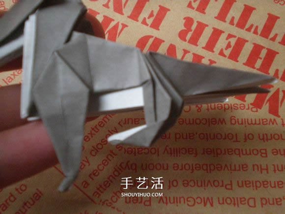 可愛(ài)小狗的折法圖解 手工折紙小狗的步驟圖 -  www.rpnrmr.com