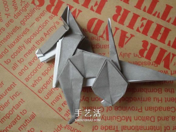 可愛(ài)小狗的折法圖解 手工折紙小狗的步驟圖 -  www.rpnrmr.com