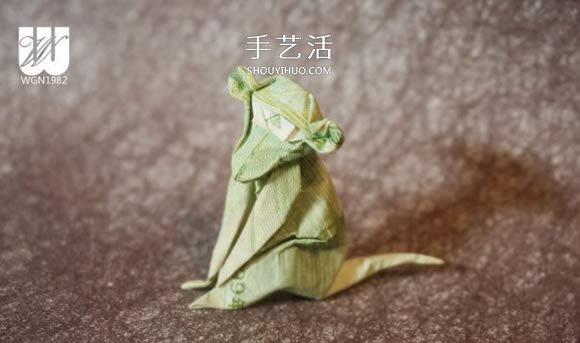 逼真的猴子折紙圖解 手工折紙小猴子的折法 -  www.rpnrmr.com