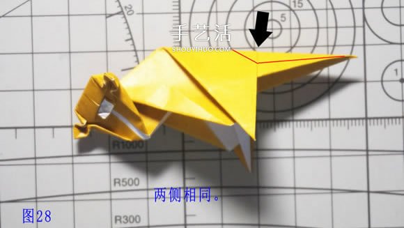 逼真的猴子折紙圖解 手工折紙小猴子的折法 -  www.rpnrmr.com