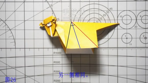 逼真的猴子折紙圖解 手工折紙小猴子的折法 -  www.rpnrmr.com