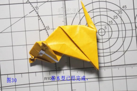 逼真的猴子折紙圖解 手工折紙小猴子的折法 -  www.rpnrmr.com