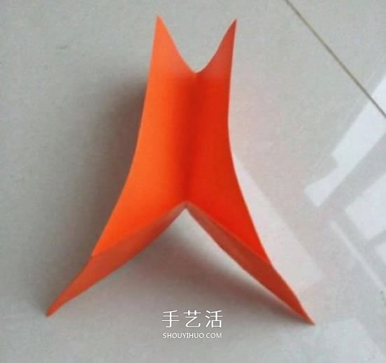 手工折紙兔子的圖解 怎么折兔子的方法步驟 -  www.rpnrmr.com