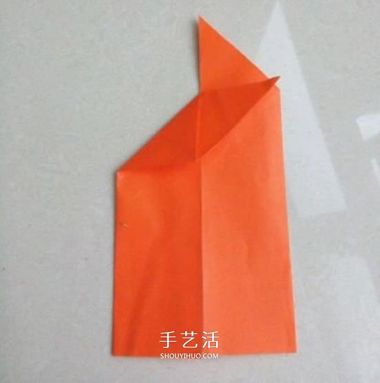 手工折紙兔子的圖解 怎么折兔子的方法步驟 -  www.rpnrmr.com