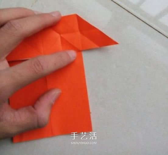 手工折紙兔子的圖解 怎么折兔子的方法步驟 -  www.rpnrmr.com