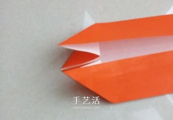手工折紙兔子的圖解 怎么折兔子的方法步驟 -  www.rpnrmr.com
