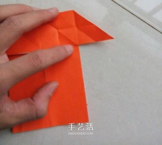 手工折紙兔子的圖解 怎么折兔子的方法步驟 -  www.rpnrmr.com